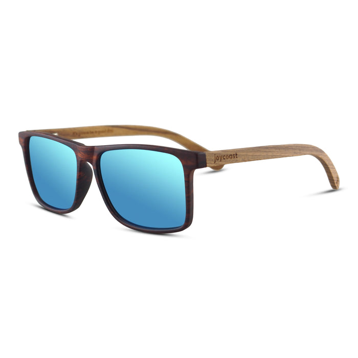 Slims Zebrawood Thin Wooden Sunglasses | Joycoast