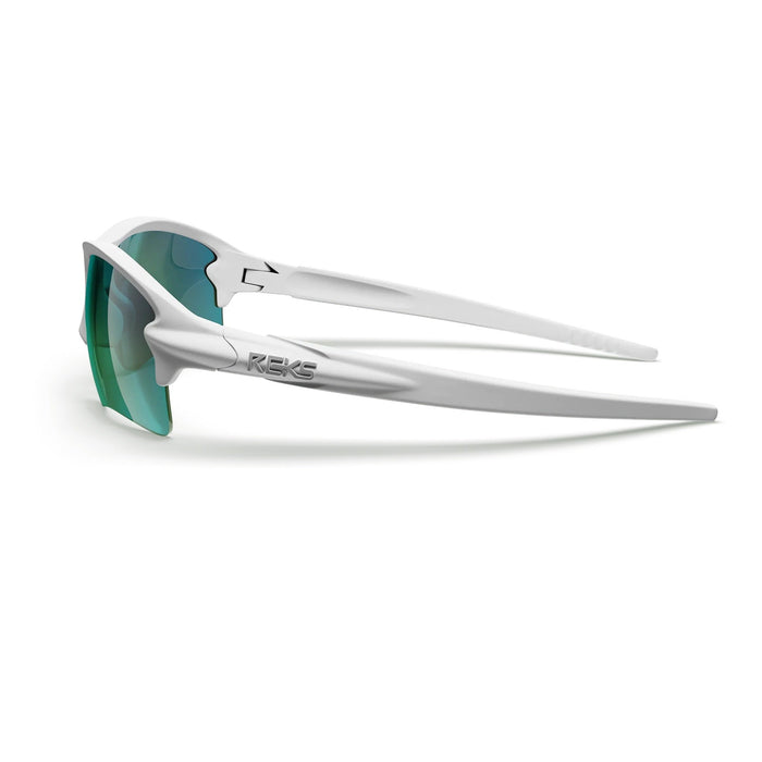 White Sling Blade Prescription Polarized Polycarbonate Sunglasses