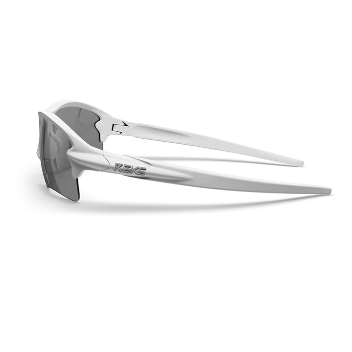 White Sling Blade Prescription Polarized Polycarbonate Sunglasses