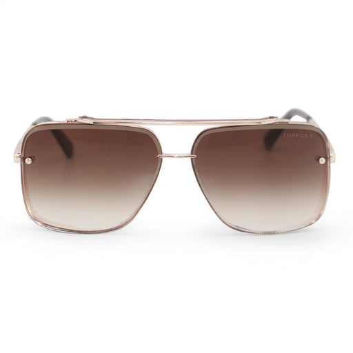TOPFOXX Smaller Bella Coffee - Tangle Free Aviator Sunglasses - Product image