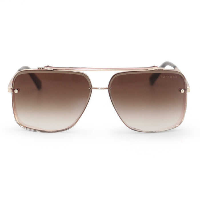 TOPFOXX Smaller Bella Coffee - Tangle Free Aviator Sunglasses - Product image