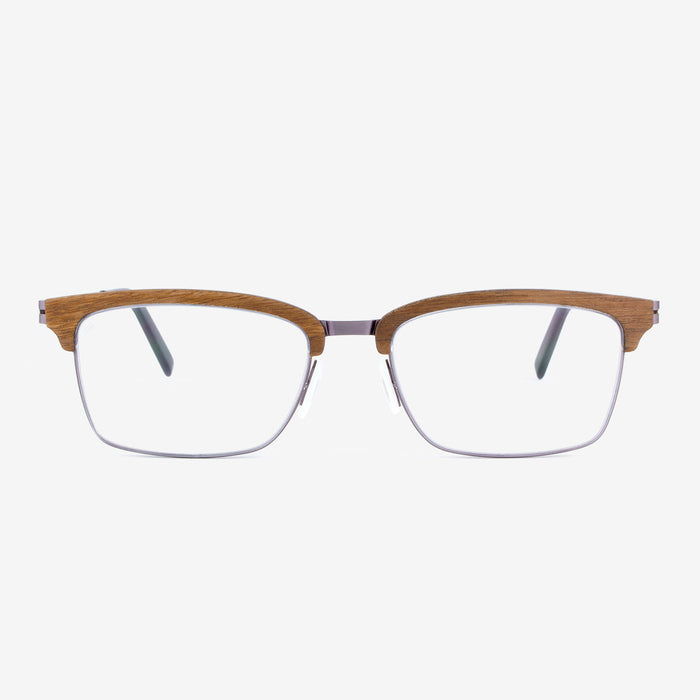 Stuart - Wood & Metal Eyeglasses
