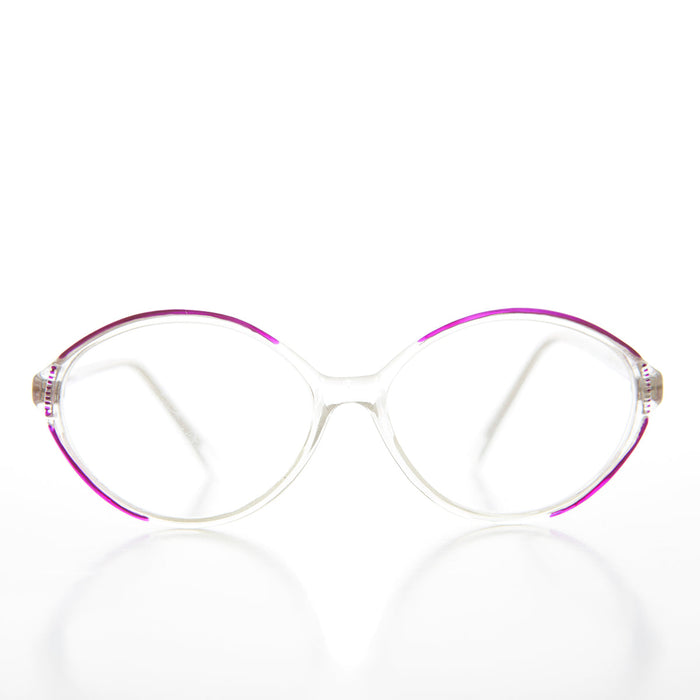 SUNGLASS MUSEUM Large Oval Reading Glasses - Talia