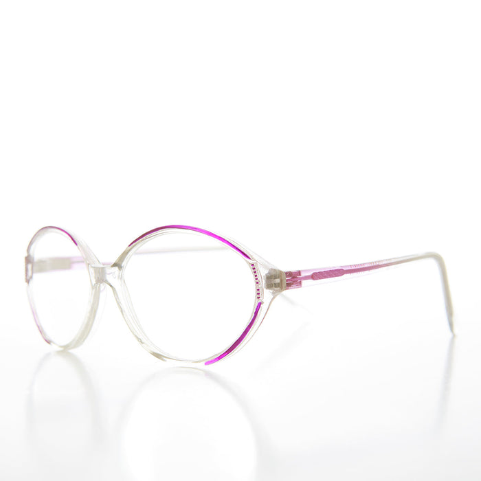 SUNGLASS MUSEUM Large Oval Reading Glasses - Talia