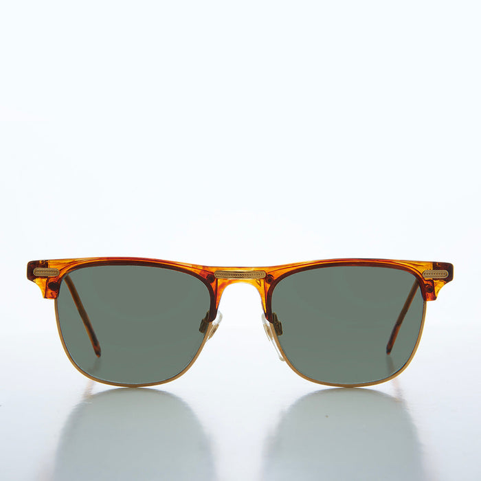 SUNGLASS MUSEUM Half Frame Classic 90s Sunglasses - Omar
