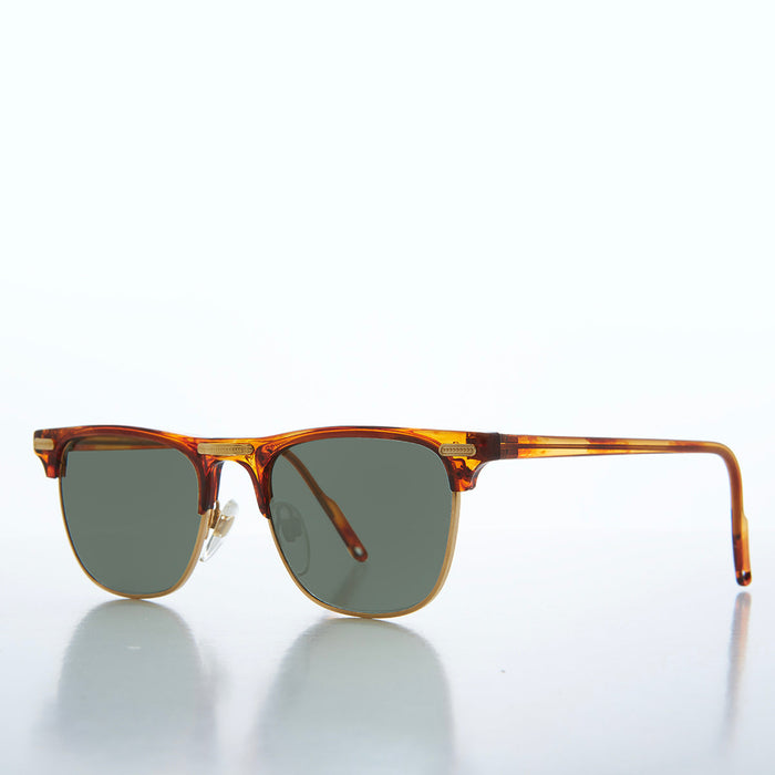 SUNGLASS MUSEUM Half Frame Classic 90s Sunglasses - Omar