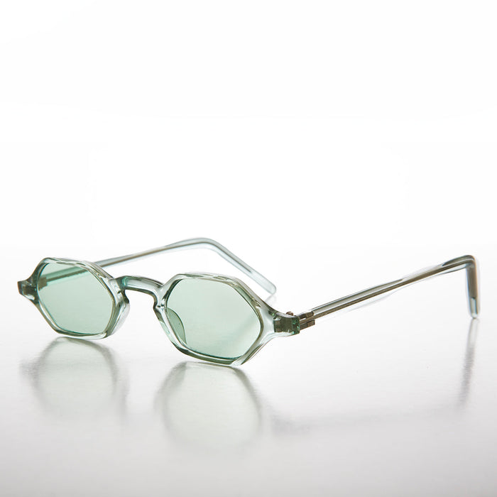 SUNGLASS MUSEUM Tiny Hexagon Vintage Sunglasses - Tesh