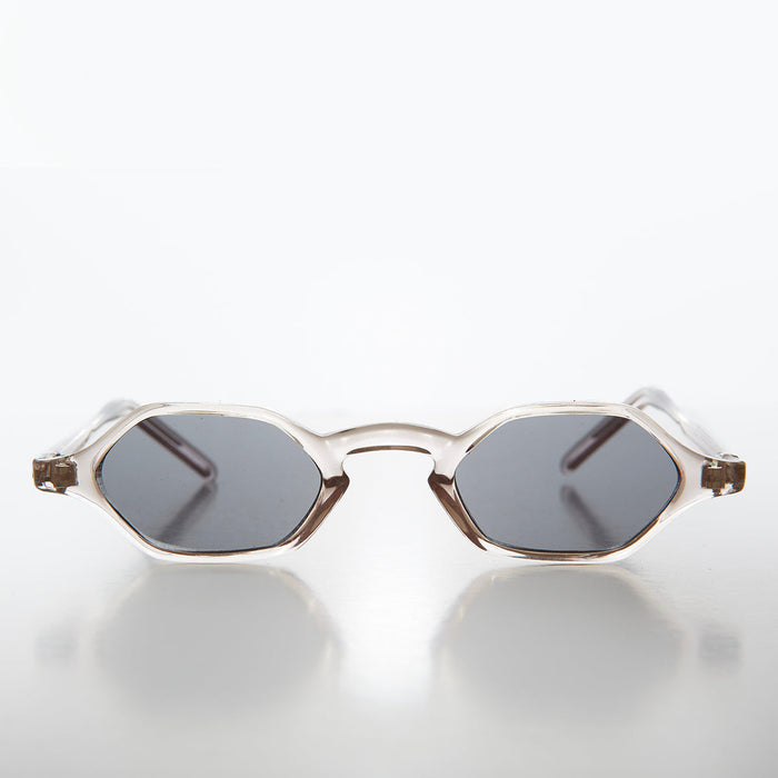 SUNGLASS MUSEUM Tiny Hexagon Vintage Sunglasses - Tesh