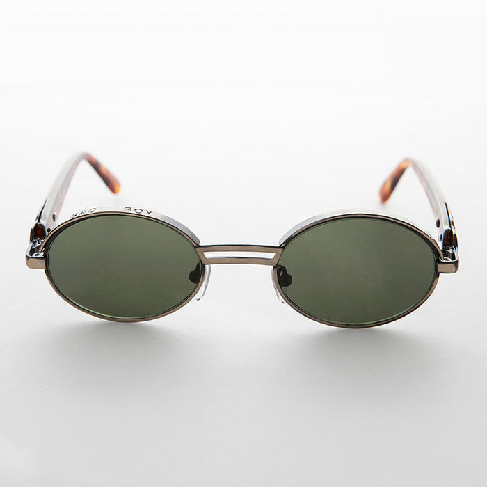 SUNGLASS MUSEUM Oval Bad Boy Brand Vintage Sunglass - Tommy - Product image