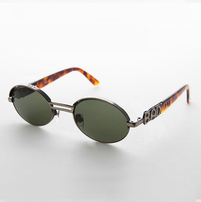 SUNGLASS MUSEUM Oval Bad Boy Brand Vintage Sunglass - Tommy - Product image