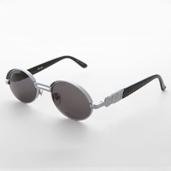 SUNGLASS MUSEUM Oval Bad Boy Brand Vintage Sunglass - Tommy - Product image