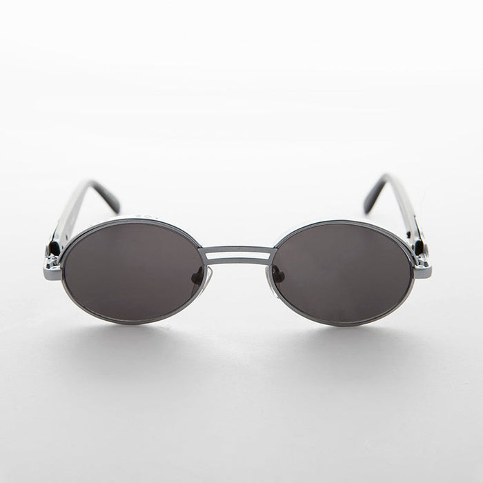SUNGLASS MUSEUM Oval Bad Boy Brand Vintage Sunglass - Tommy - Product image