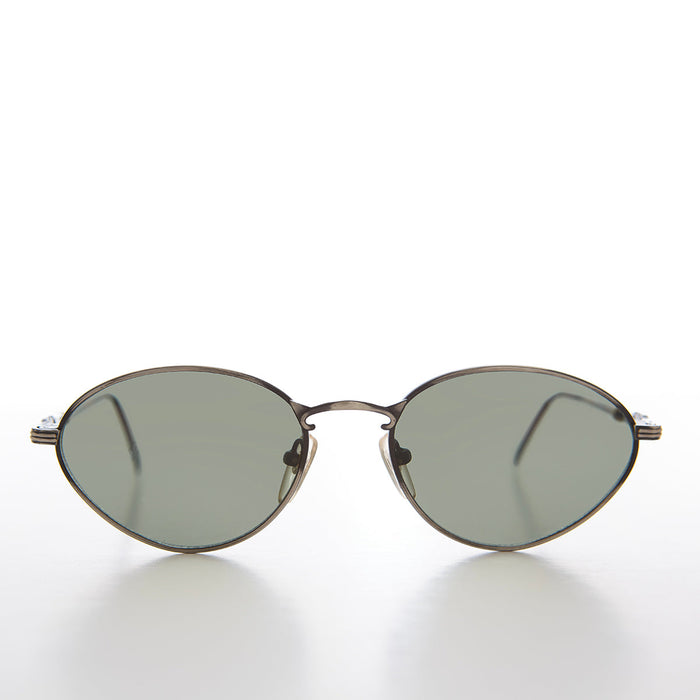 image of sunglasses model SUNGLASS MUSEUM SUNGLASS MUSEUM Simple Oval Minimal Vintage Sunglasses - Torres