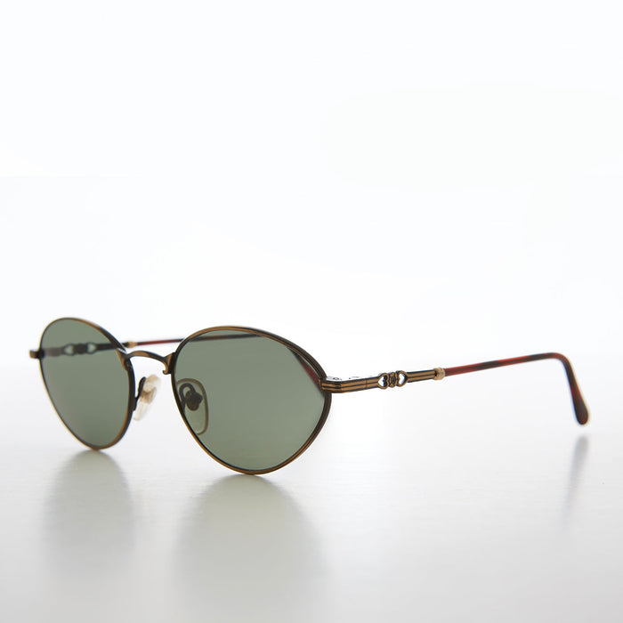 image of sunglasses model SUNGLASS MUSEUM SUNGLASS MUSEUM Simple Oval Minimal Vintage Sunglasses - Torres