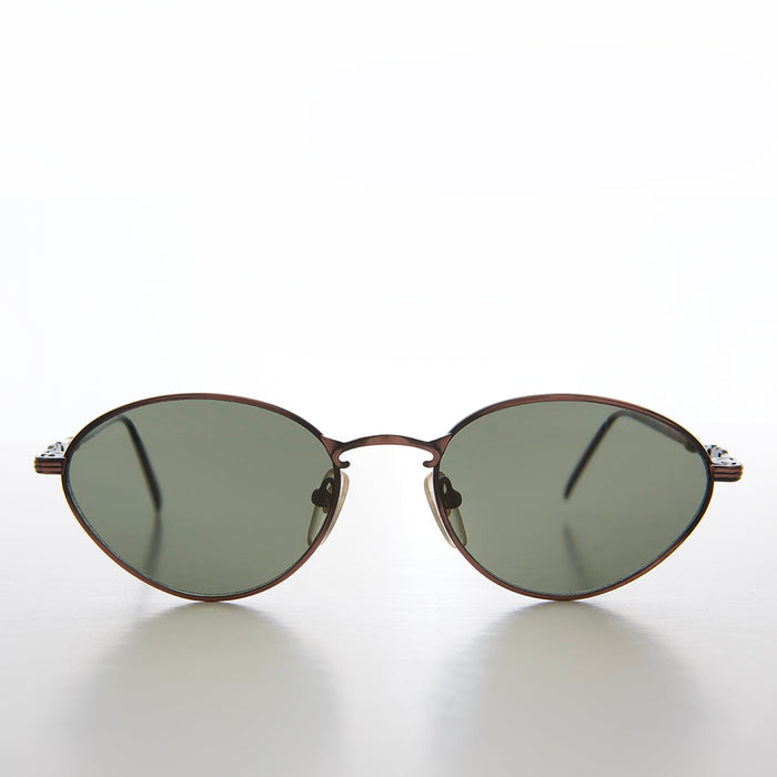 image of sunglasses model SUNGLASS MUSEUM SUNGLASS MUSEUM Simple Oval Minimal Vintage Sunglasses - Torres