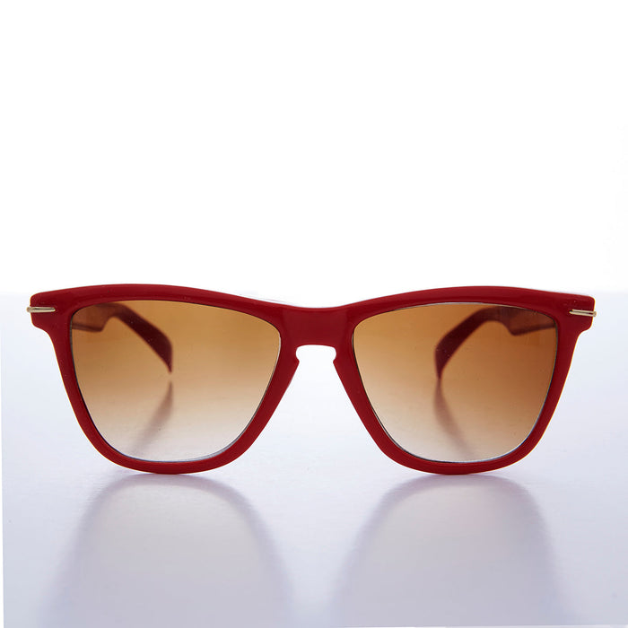 SUNGLASS MUSEUM Sporty Horn Rim Hipster Vintage Sunglass - Trent - Product image