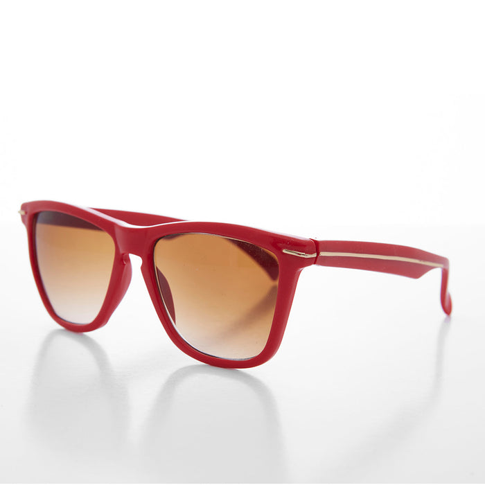 SUNGLASS MUSEUM Sporty Horn Rim Hipster Vintage Sunglass - Trent - Product image
