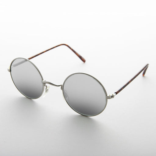 Sunglass Museum Round Mirror Lens Vintage Sunglasses - Eden - Product image