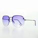Sunglass Museum Rimless Vintage Sunglasses with Rhinestone Heart - Trixie - Product image