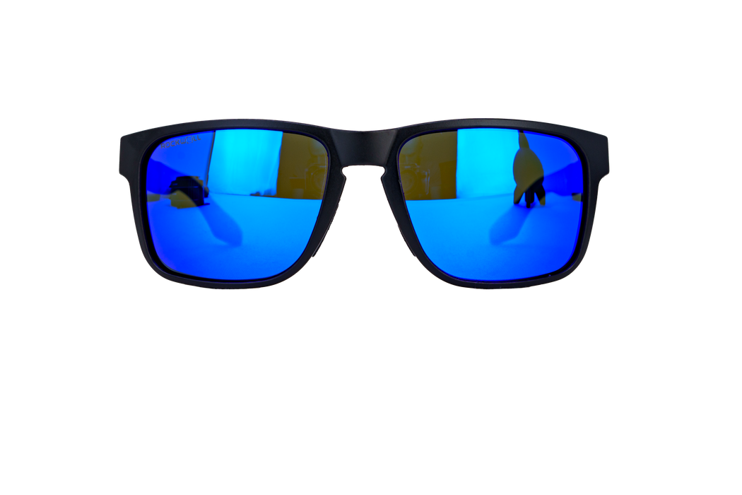 image of sunglasses model Rockwell Time Triton (Black/Dark Blue) - Floatable