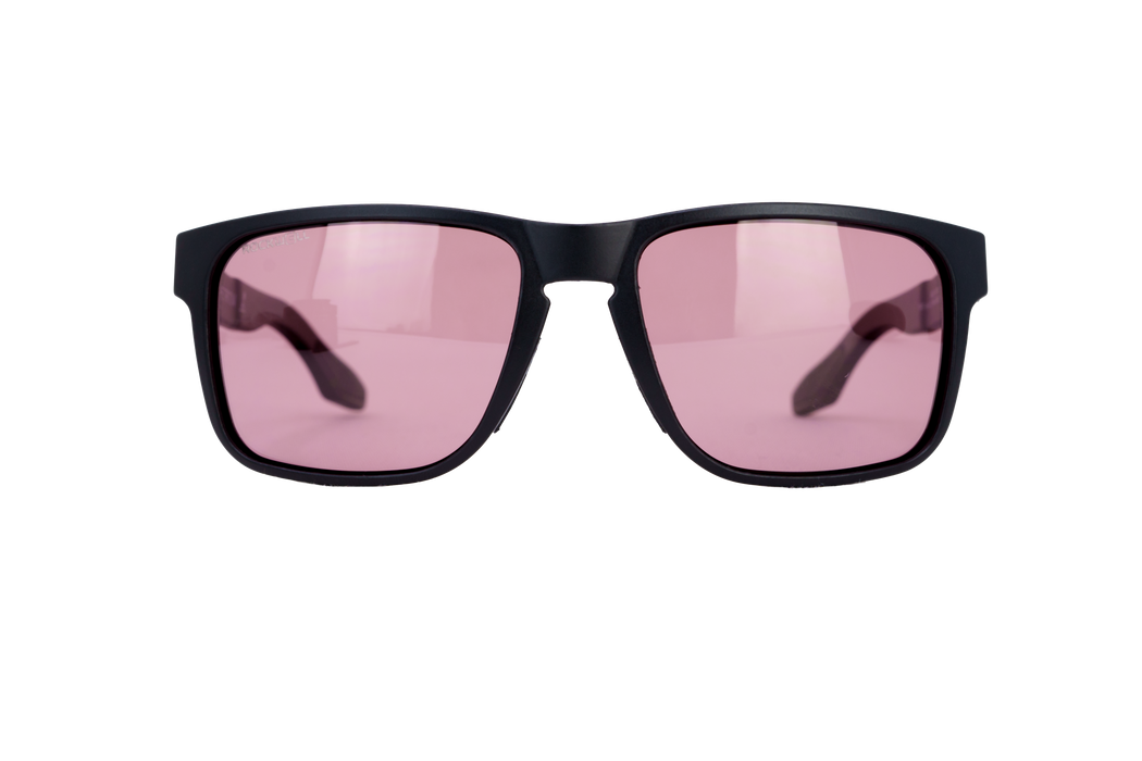 image of sunglasses model Rockwell Time Triton (Black/Pink Rose) - Floatable