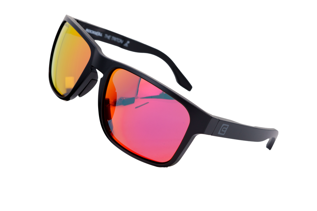 image of sunglasses model Rockwell Time Triton (Black/Red) - Floatable