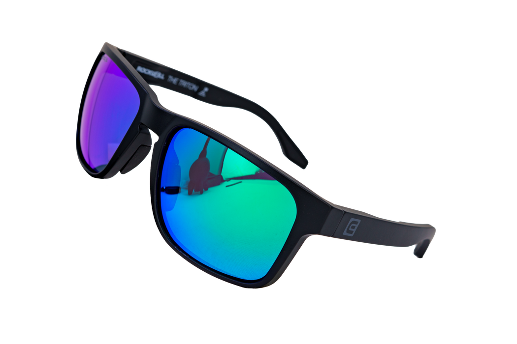image of sunglasses model Rockwell Time Triton (Black/Green) - Floatable
