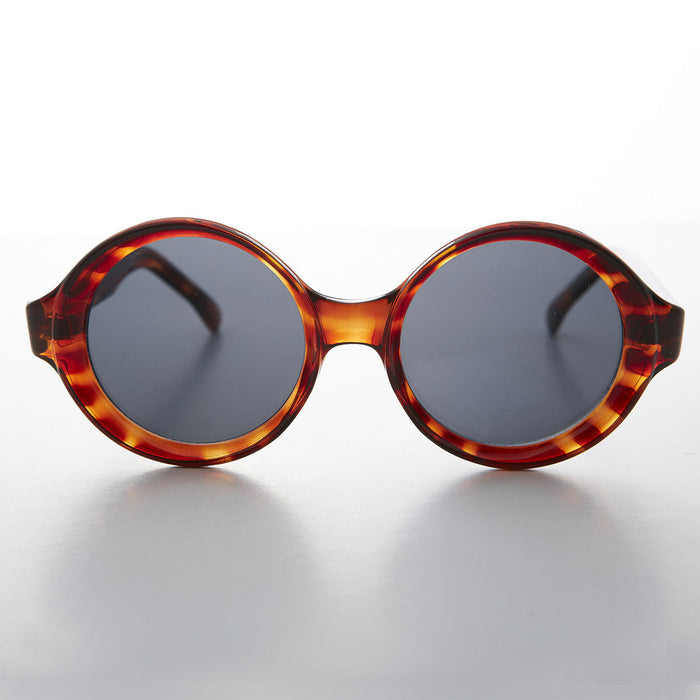 SUNGLASS MUSEUM Big Round Mod Vintage Women's Sunglasses - Trudy