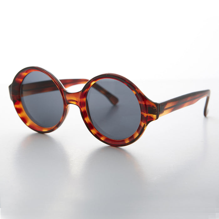 SUNGLASS MUSEUM Big Round Mod Vintage Women's Sunglasses - Trudy
