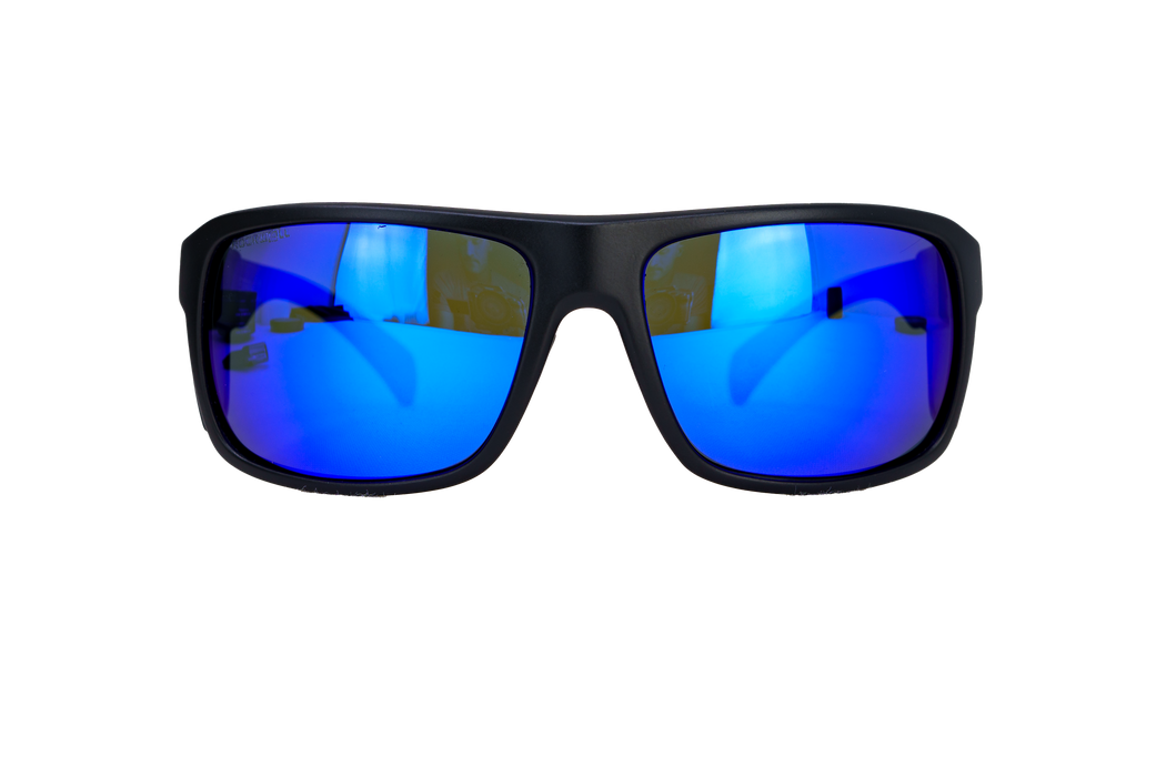 image of sunglasses model Rockwell Time Trevi (Black/Blue)