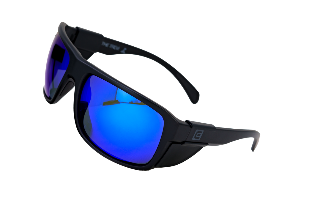 image of sunglasses model Rockwell Time Trevi (Black/Blue)