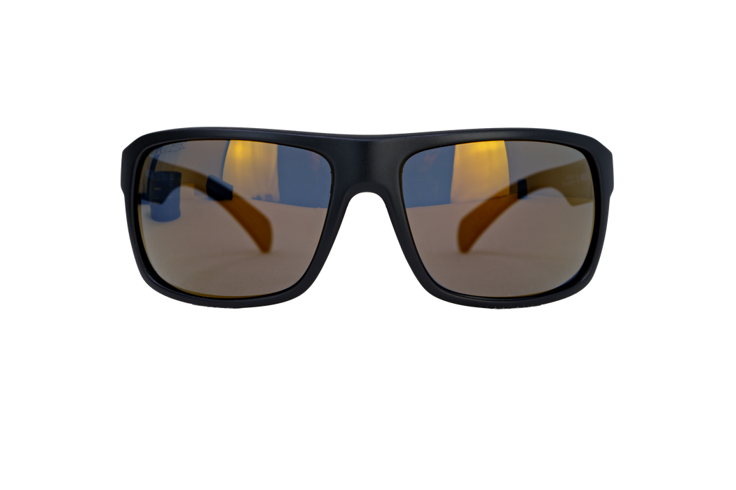 image of sunglasses model Rockwell Time Trevi (Black/Gold)