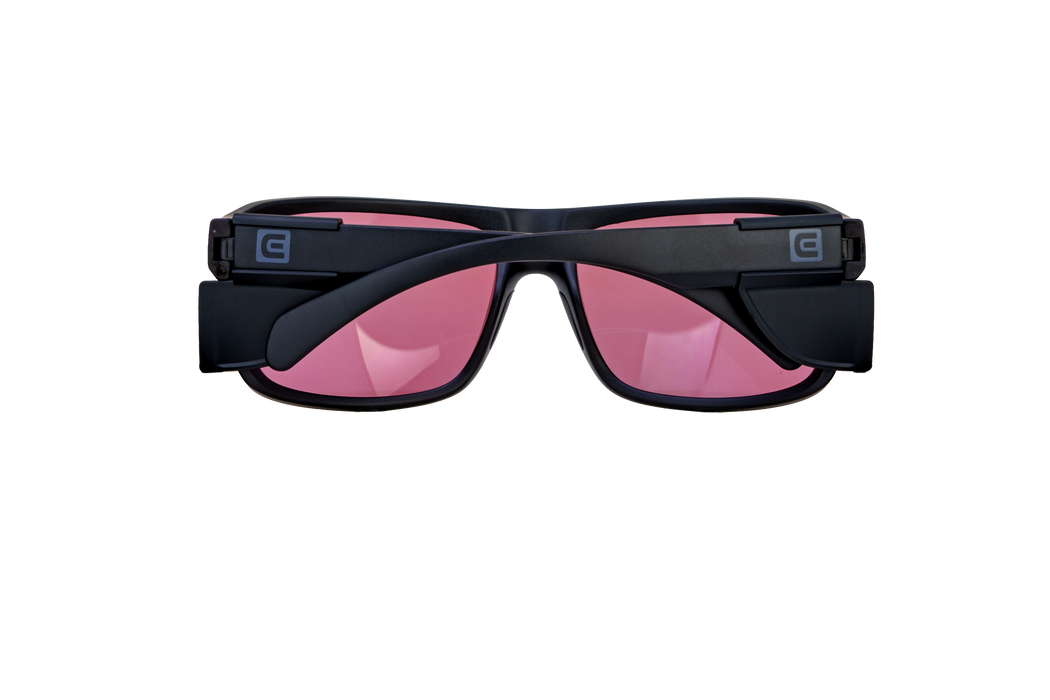 image of sunglasses model Rockwell Time Trevi (Black/Rose Pink)