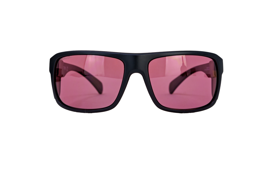 image of sunglasses model Rockwell Time Trevi (Black/Rose Pink)