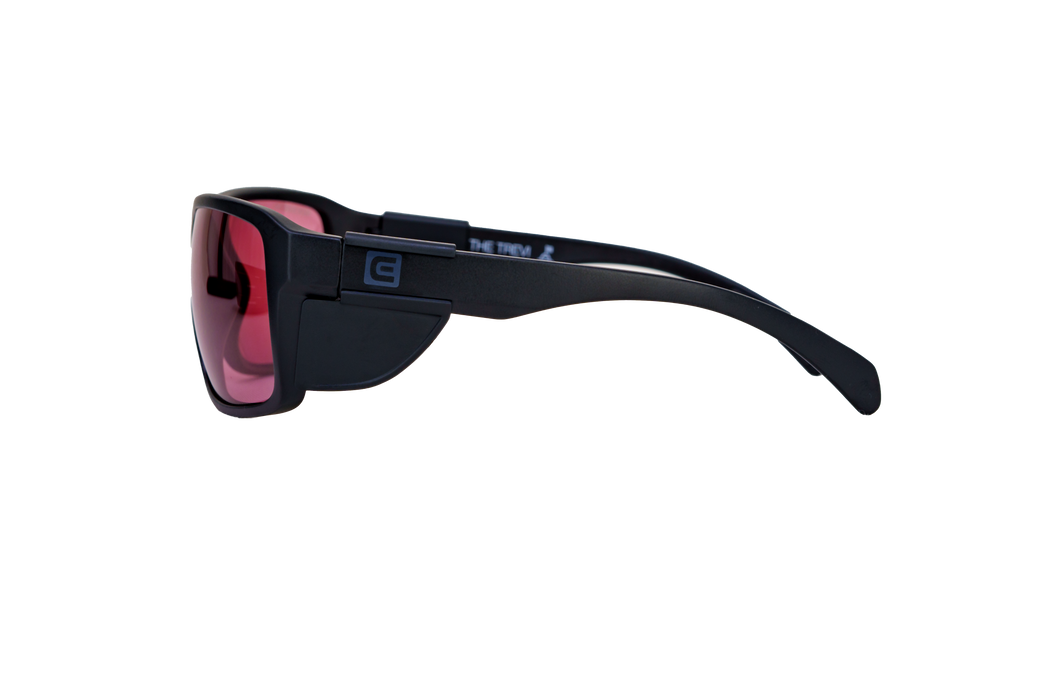 image of sunglasses model Rockwell Time Trevi (Black/Rose Pink)