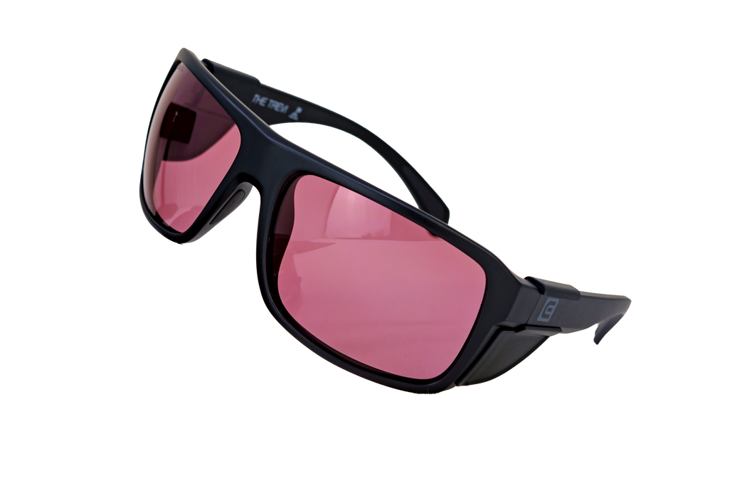 image of sunglasses model Rockwell Time Trevi (Black/Rose Pink)