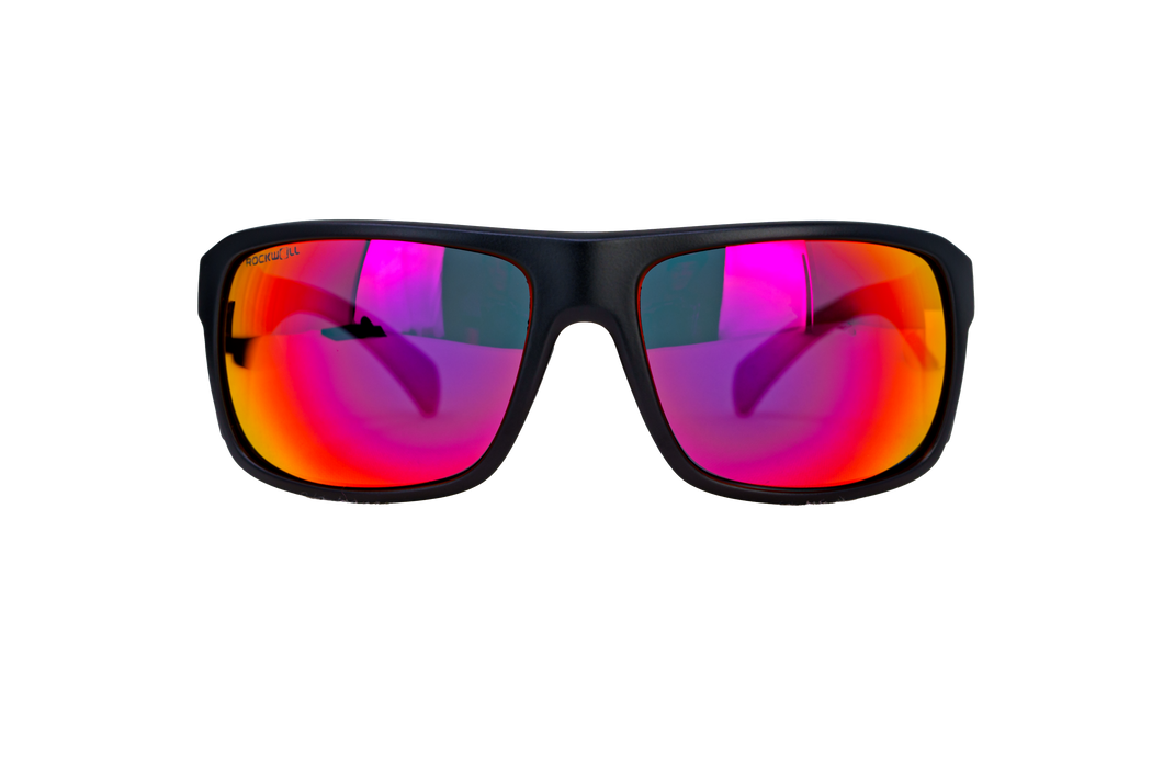 image of sunglasses model Rockwell Time Trevi (Black/Red)