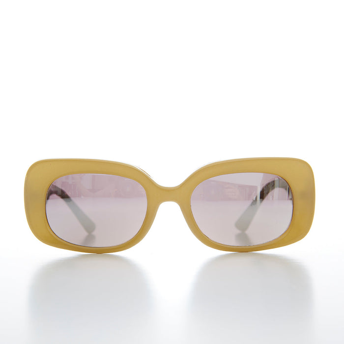 SUNGLASS MUSEUM Thick Pastel Mod Retro Sunglass - Tutti