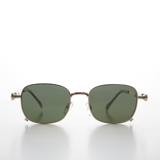 image of sunglasses model SUNGLASS MUSEUM SUNGLASS MUSEUM Tailored Steampunk Sunglass with Industrial Temples - Tyga 2