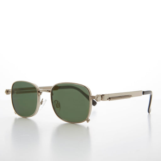 image of sunglasses model SUNGLASS MUSEUM SUNGLASS MUSEUM Tailored Steampunk Sunglass with Industrial Temples - Tyga 2