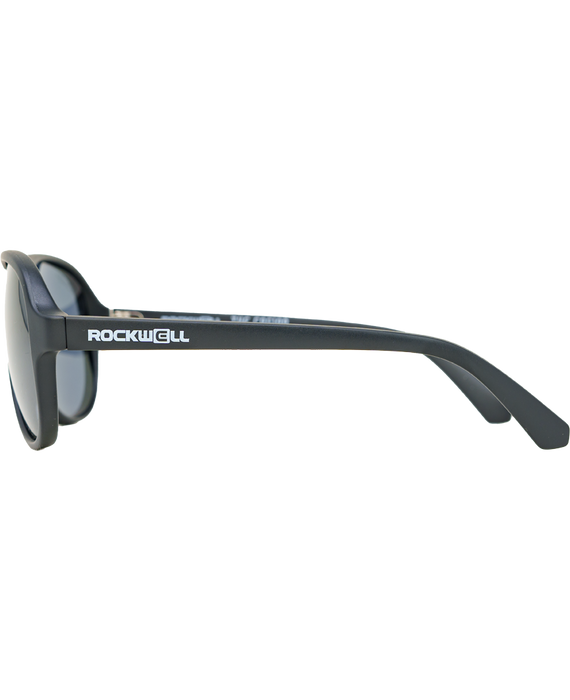 image of sunglasses model Rockwell Time Casino (Black/Grey Lens)