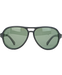 image of sunglasses model Rockwell Time Casino (Black/Green Polarized Lens)