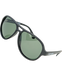 image of sunglasses model Rockwell Time Casino (Black/Green Polarized Lens)
