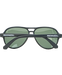 image of sunglasses model Rockwell Time Casino (Black/Green Polarized Lens)