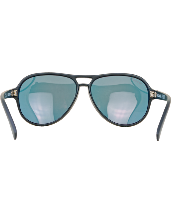 image of sunglasses model Rockwell Time Casino (Black/Red Mirror Polarized Lens