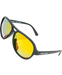 image of sunglasses model Rockwell Time Casino (Black/Yellow Mirror Polarized Lens