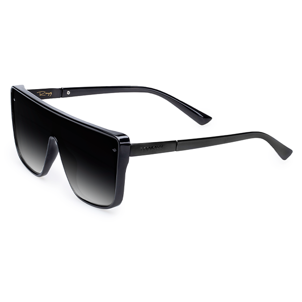 TOPFOXX Sustainable Rayz - Limited Edition Black Squared Sunglasses - Product image