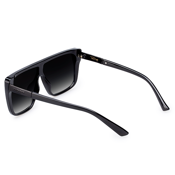 TOPFOXX Sustainable Rayz - Limited Edition Black Squared Sunglasses - Product image