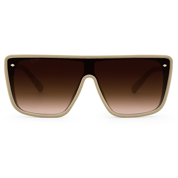 TOPFOXX Sunglasses Rayz - Limited Edition Nude Squared Sunglasses