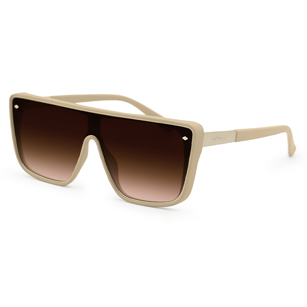 TOPFOXX Sunglasses Rayz - Limited Edition Nude Squared Sunglasses